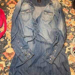 Mavi Blue Denim Mini Dress